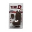 Dildo grosso cioccolato dual density Fat D + Balls FIRMSKYN - 8"