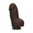 Dildo grosso cioccolato dual density Fat D + Balls FIRMSKYN - 8"