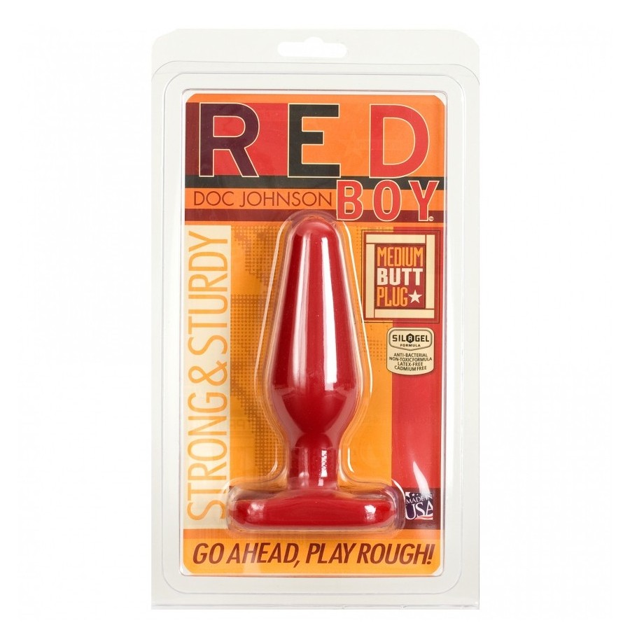 Plug anale Butt Plug - Medium - Red