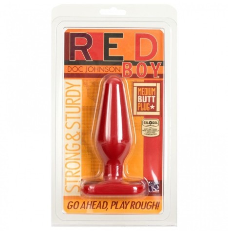 Plug anale Butt Plug - Medium - Red - Plug Anale - Sexy Shop Ingrosso