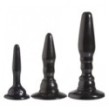 Set plug anale 3 pz Anal Trainer Kit - Black