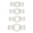 Anelli fallici trasparenti Cockring Set - Clear