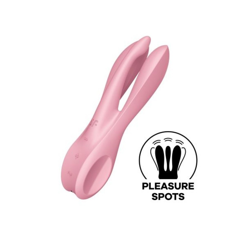 Vibratore Satisfyer threesome 1 rosa