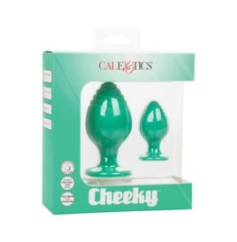 Plug anale verde 2 pz Cheeky Buttplug - Plug Anale - Sexy Shop Ingr...