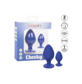 Plug anale blu 2 pz Cheeky Buttplug - Plug Anale - Sexy Shop Ingrosso