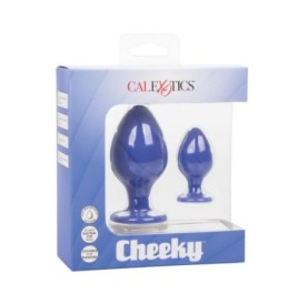 Plug anale blu 2 pz Cheeky Buttplug - Plug Anale - Sexy Shop Ingrosso