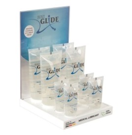 Lubrificante set 8 pz + espositore Waterbased Display Just Glide - ...