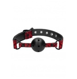 Morso forato Breathable Luxury Ball Gag - Burgundy - Morsi - Sexy S...