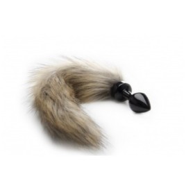 Plug con coda Fox Tail Buttplug - Black - Plug Anale - Sexy Shop In...