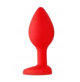 Plug con gioielllo Diamond Heart Butt Plug - Regular - Red - Plug A...