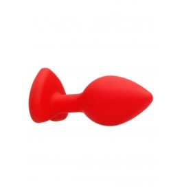 Plug con gioielllo Diamond Heart Butt Plug - Regular - Red - Plug A...