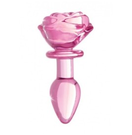 Plug in vetro Glass Small Anal Plug - Pink Rose - Falli Vetro - Sex...