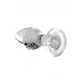 Plug fosforescente Glow-In-The-Dark Glass Anal Plug - Small - Falli...