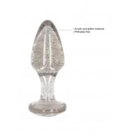 Kit plug anale Acrylic Silverchip Butt Plug Set - Silver - Plug Ana...