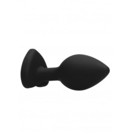 Plug mini Diamond Heart Butt Plug - Regular - Black - Plug Anale - ...