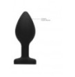 Plug mini Diamond Heart Butt Plug - Regular - Black