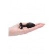 Plug mini Diamond Heart Butt Plug - Regular - Black