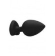 Plug extra large Diamond Heart Butt Plug - Extra Large - Black