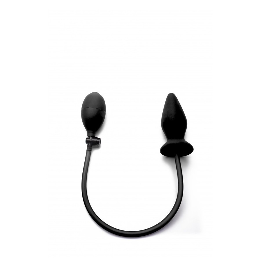 Fallo gonfiabile Inflatable Silicone Plug - Black