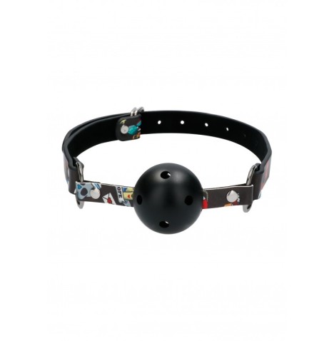 Morso Breatheable Ball Gag - Old School Tattoo Style - Black - Mors...