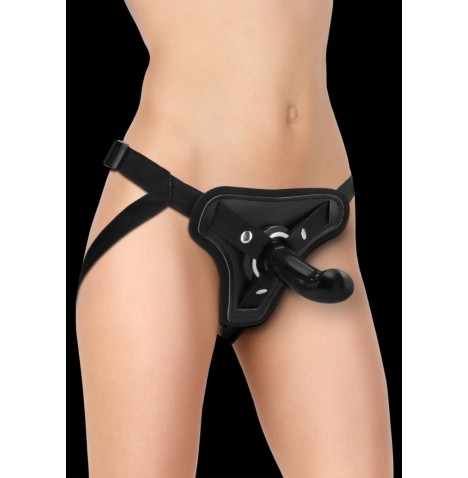 Imbragatura con dildo strap on Adjustable 5'' Strap-on Set - Black ...