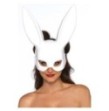 Maschera bondage coniglietto bianco Masquerade Rabbit Mask