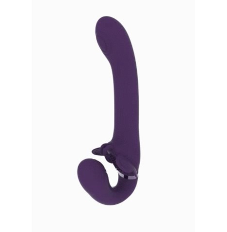 Vibratore indossabile senza cintura Satu - Purple - Vibratori Strap...