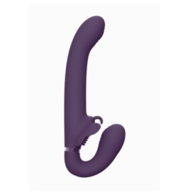 Vibratore indossabile senza cintura Satu - Purple - Vibratori Strap...