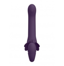 Vibratore indossabile senza cintura Satu - Purple - Vibratori Strap...