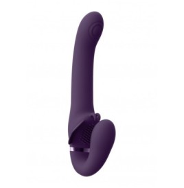 Vibratore indossabile senza cintura Satu - Purple - Vibratori Strap...