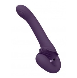 Vibratore indossabile senza cintura Satu - Purple - Vibratori Strap...