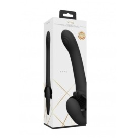 Doppio vibratore strapless nero Satu - Black - Vibratori Strap on -...