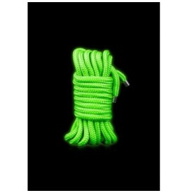 Corda bondage 5 m/16 Strings - Glow in the Dark - Neon Green - Sado...