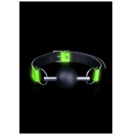 Morso bondage Solid Ball Gag - Glow in the Dark - Neon Green/Black ...