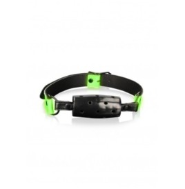 Morso Cylinder Gag - Glow in the Dark - Neon Green/Black - Sadomaso...