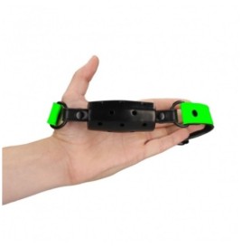 Morso Cylinder Gag - Glow in the Dark - Neon Green/Black - Sadomaso...