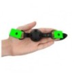 Morso Breathable Ball Gag - Glow in the Dark - Neon Green/Black