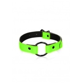 Morso O-Ring Gag - Glow in the Dark - Neon Green/Black - Sadomaso -...