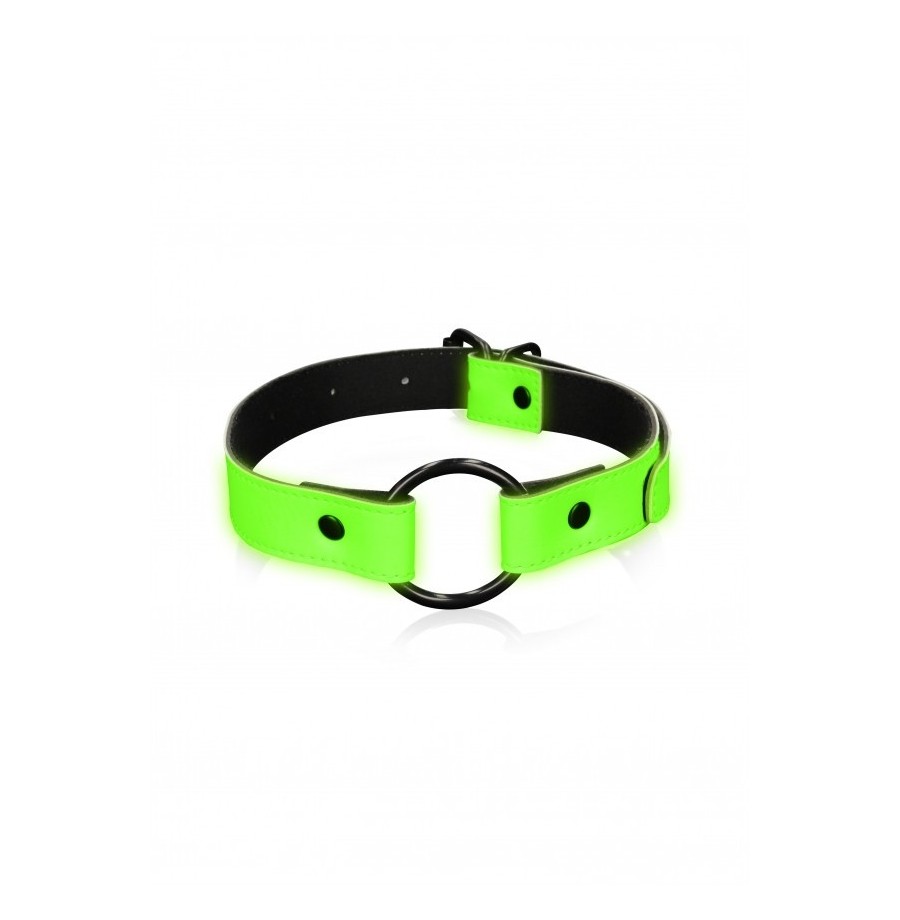 Morso O-Ring Gag - Glow in the Dark - Neon Green/Black