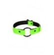 Morso O-Ring Gag - Glow in the Dark - Neon Green/Black