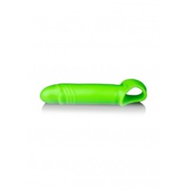 Guaina fallica Smooth Stretchy Penis Sleeve - Glow in the Dark - Ne...