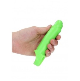 Guaina fallica Smooth Stretchy Penis Sleeve - Glow in the Dark - Ne...