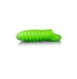 Guaina Swirl Thick Stretchy Penis Sleeve - GitD - Neon Green