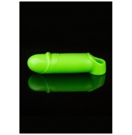 Guaina fallica Smooth Thick Stretchy Penis Sleeve - GitD - Neon Gre...