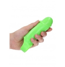 Guaina fallica Smooth Thick Stretchy Penis Sleeve - GitD - Neon Gre...