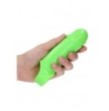 Guaina fallica Smooth Thick Stretchy Penis Sleeve - GitD - Neon Green