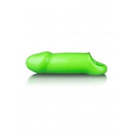 Guaina per pene Smooth Thick Stretchy Penis Sleeve - GitD - Neon Gr...