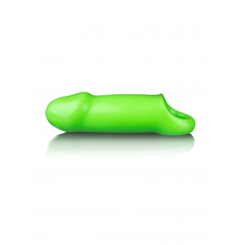 Guaina per pene Smooth Thick Stretchy Penis Sleeve - GitD - Neon Gr...