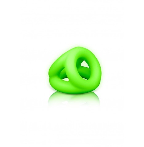 anello fallico Cock Ring & Ball Strap - Glow in the Dark - Neon Gre...