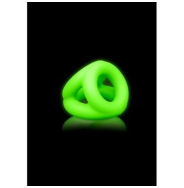 anello fallico Cock Ring & Ball Strap - Glow in the Dark - Neon Gre...